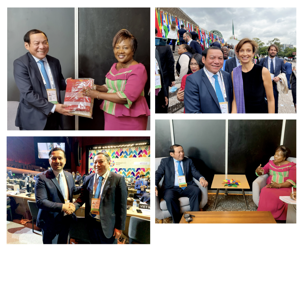 Mở rộng hợp tác với các quốc gia Mỹ Latinh và Châu Phi tại Hội nghị MONDIACULT 2022