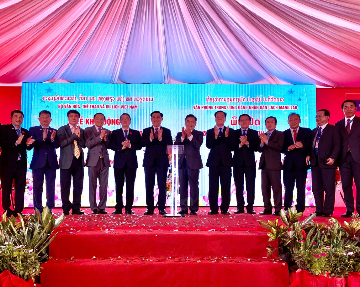 Lễ khởi động dự án Công viên Hữu nghị Lào - Việt Nam tại thủ đô Viêng Chăn