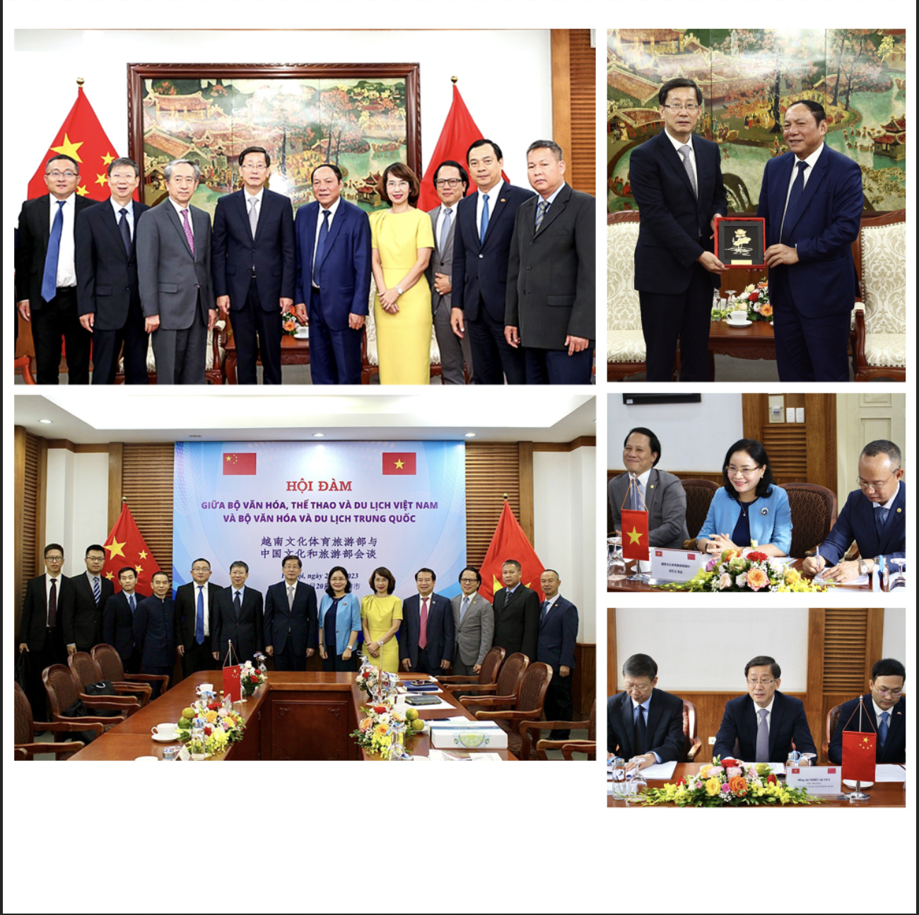 Thúc đẩy hợp tác văn hóa và du lịch trong giai đoạn mới, làm sâu sắc mối quan hệ Đối tác hợp tác chiến lược toàn diện Việt Nam – Trung Quốc