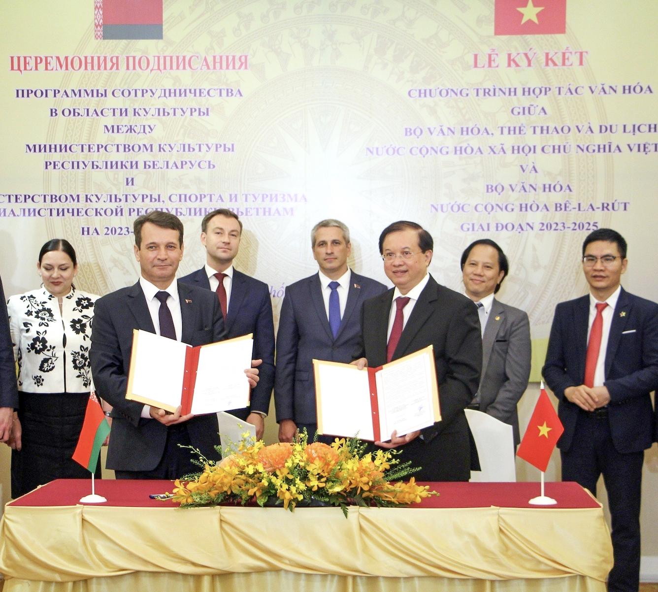 Việt Nam và Belarus ký Chương trình hợp tác văn hóa giai đoạn 2023-2025