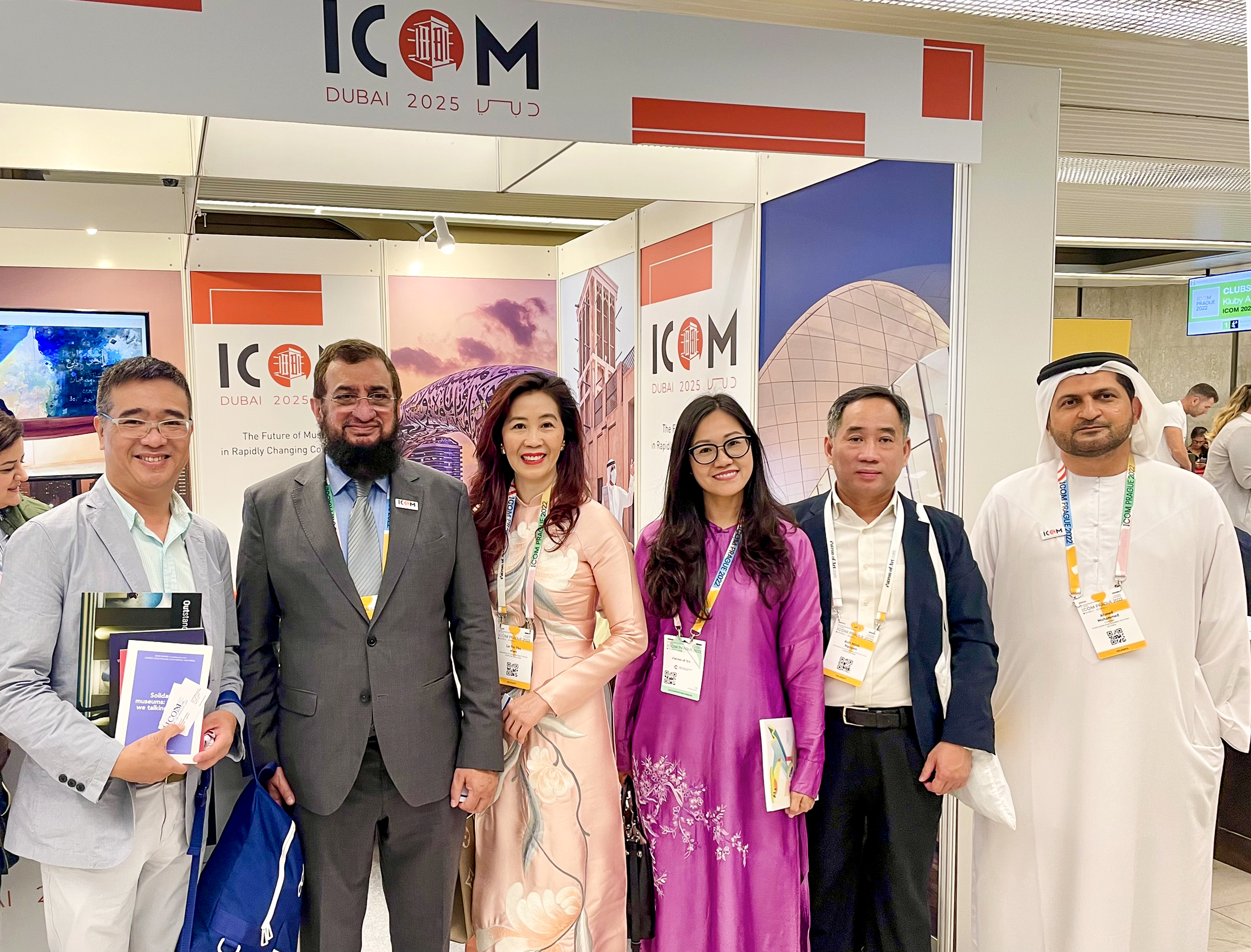 Đoàn Việt Nam gặp gỡ Chủ tịch ICOM UAE, nước chủ nhà của kỳ họp Đại hội đồng tới - ICOM Dubai 2025